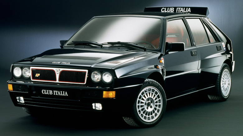 Lancia Delta Integrale Evo II Club Italia front 3/4 view