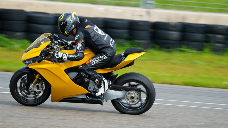 Damon HyperSport Premier on track
