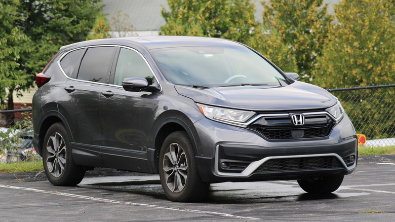 A gray 2022 Honda CR-V