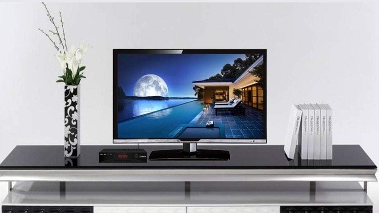 TV with DVR box