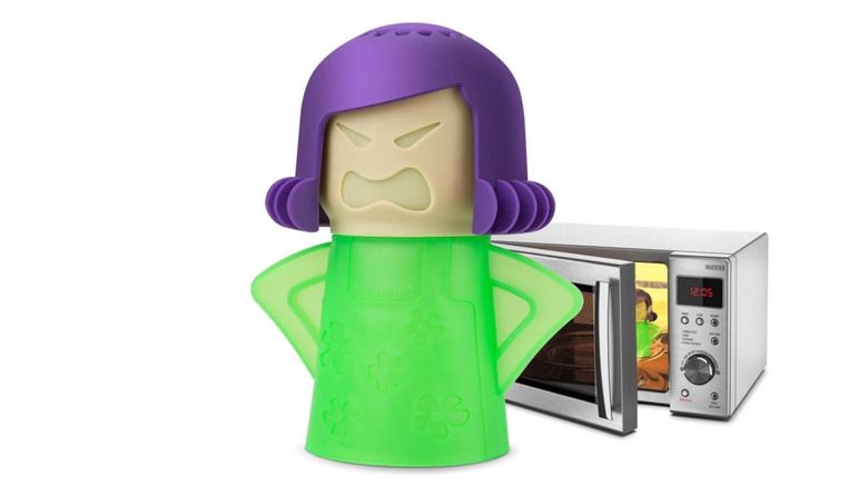 Angry Mama with microwave