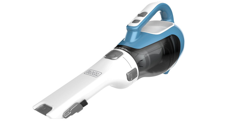 Black+Decker vacuum white background