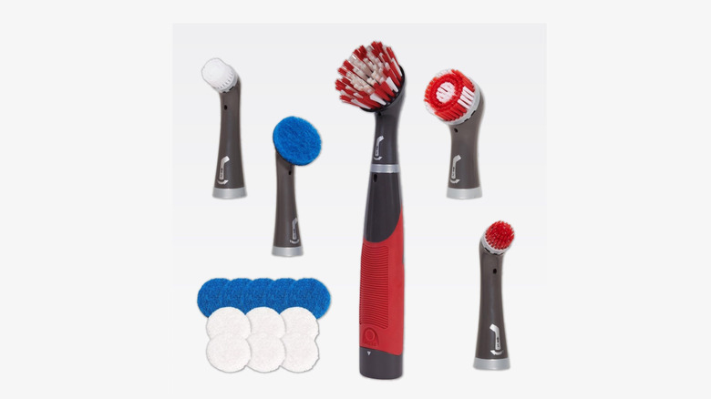 Rubbermaid Power Scrubber White Background