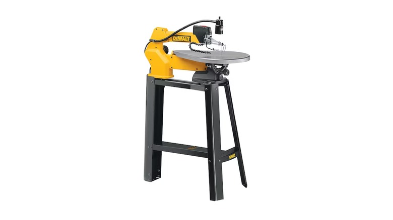 DeWalt 20-Inch Variable Speed Scroll Saw on a white background