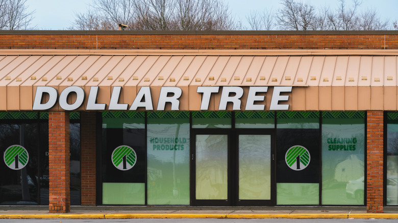 Exterior of Dollar Tree store
