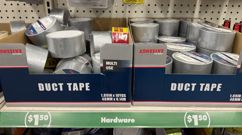 Adhesive selection at Dollar Tree