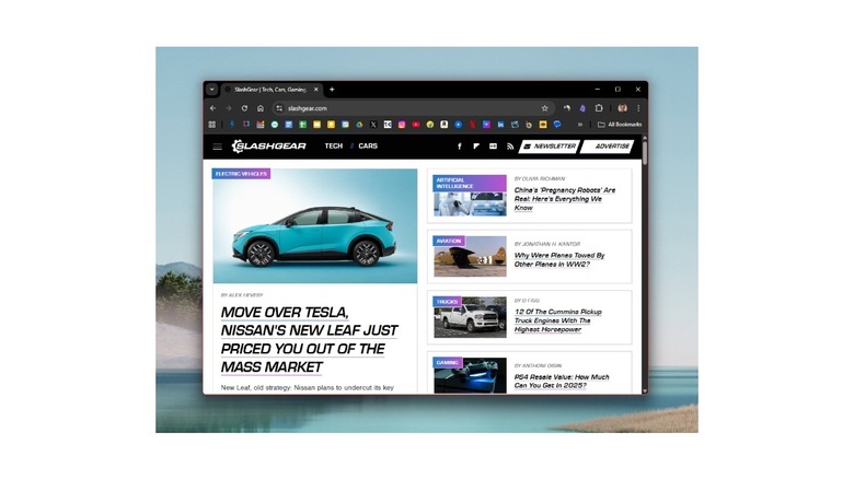 A Chrome window running on Windows