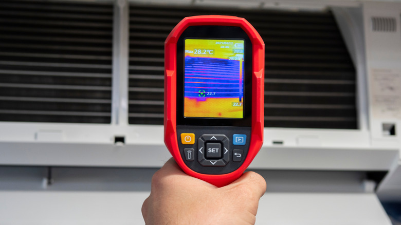Thermal scan of HVAC