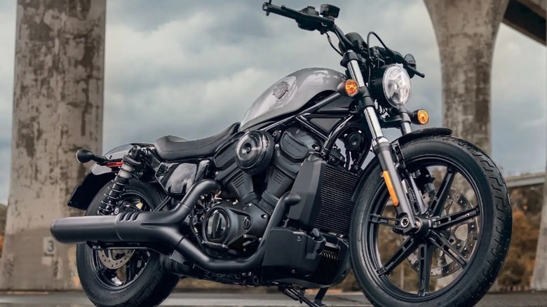 A black Harley-Davidson Nightster Motorcycle
