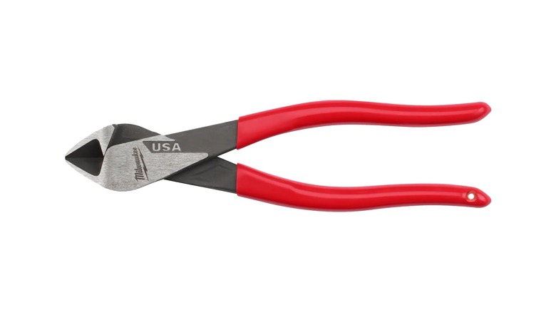 Milwaukee 8-Inch Angled Head Diagonal Cutting Pliers