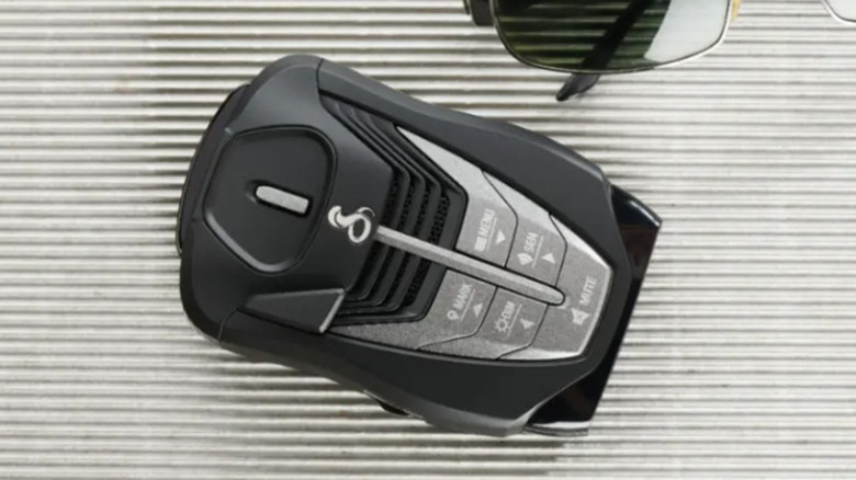 Cobra RAD 480i Radar and Laser Detector on display