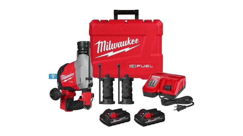 M18 Fuel Overhead Rotary Hammer with Integrated Dust Extraction