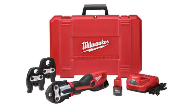 M12 Force Logic Press Tool Kit on display