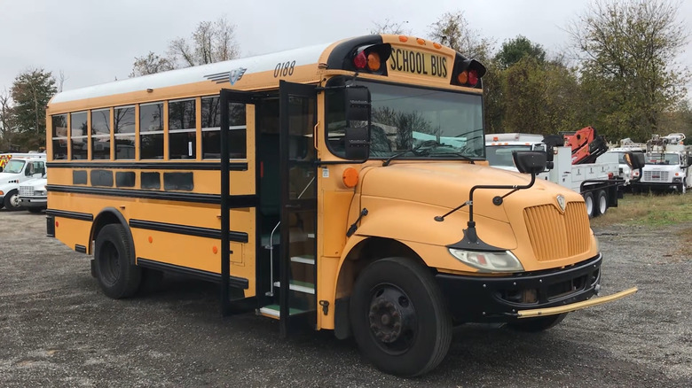 2009 International PB105 School Bus with a DT466 Maxxforce Diesel