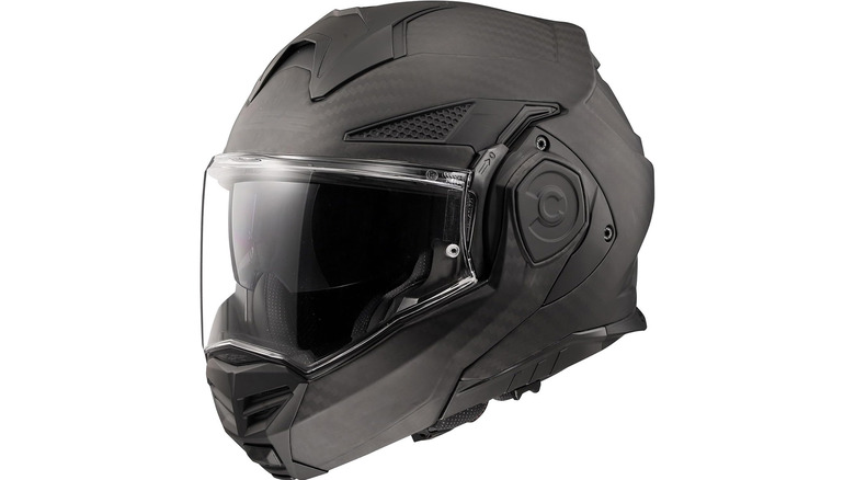 A side view of the LS2 Advant X Carbon helmet