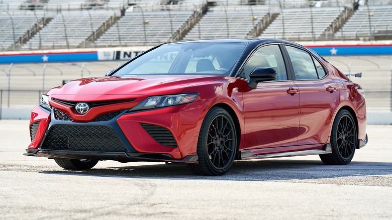 Toyota Camry TRD at a raceway