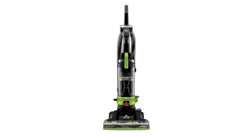 A Bissell PowerForce Helix Turbo Rewind Pet upright vacuum