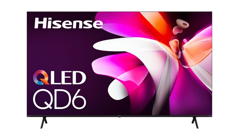 Hisense QD6 Series TV on display