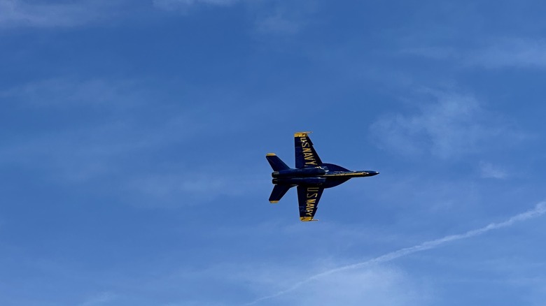 Blue Angels F/A-18 Super Hornet at Mather Airshow