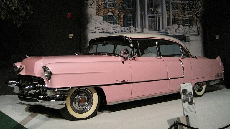 Elvis Presley's 1955 Cadillac Fleetwood at Graceland Museum in Memphis, Tennessee