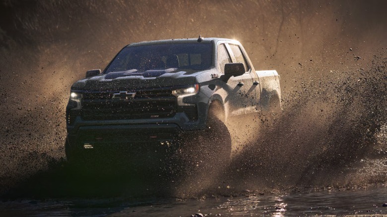 A black 2025 Chevrolet Silverado