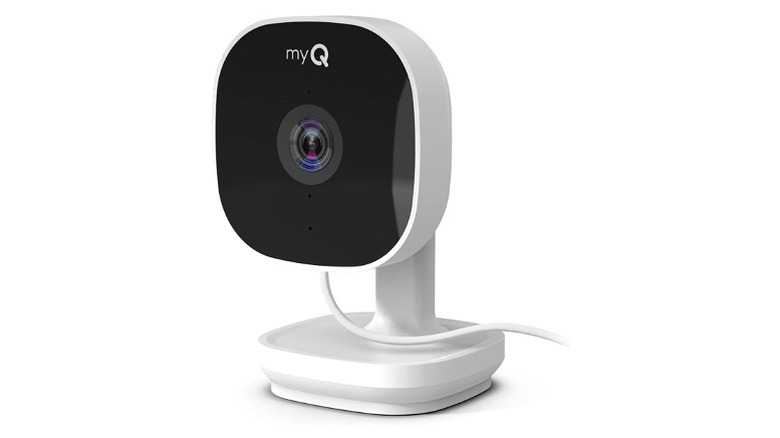 myQ security camera with white body