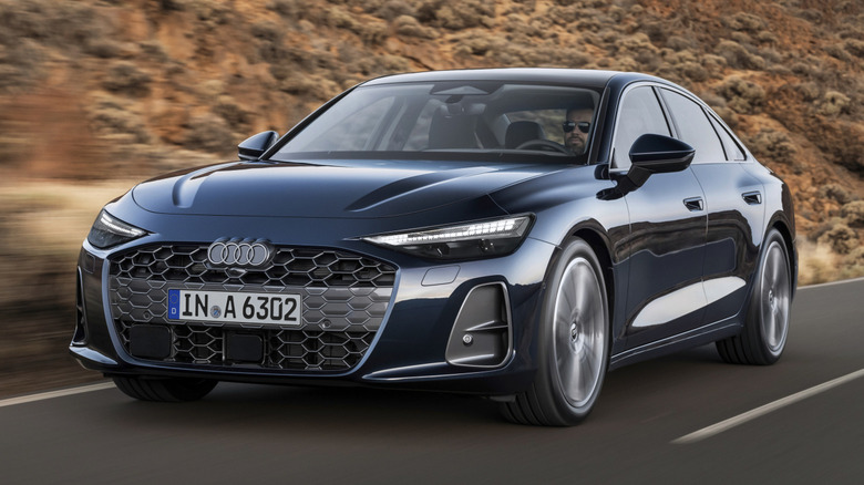 Audi A6 in the desert