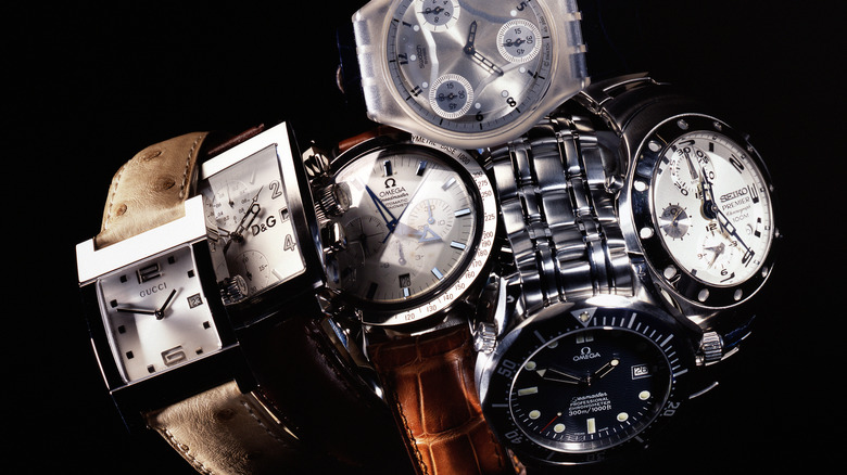A clutch of mechanical watches