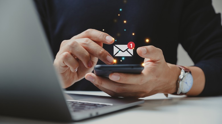 Smart phone with notification