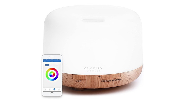 Humidifier unit and a samrtphone