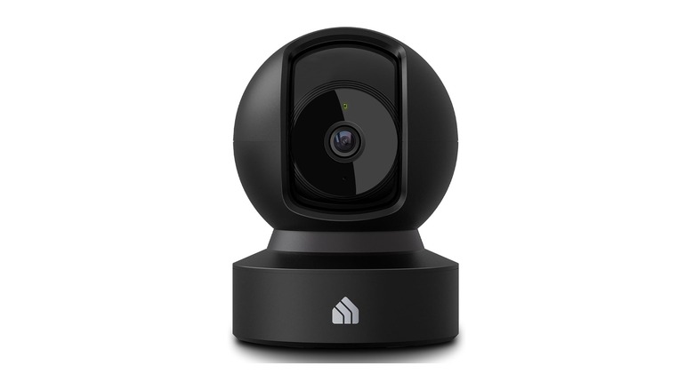 Black security camera with Kasa logo