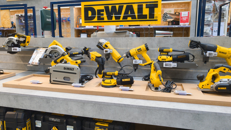 DeWalt power tools up for sale
