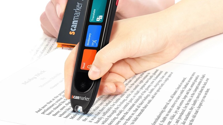 ScanMarker scanning book text