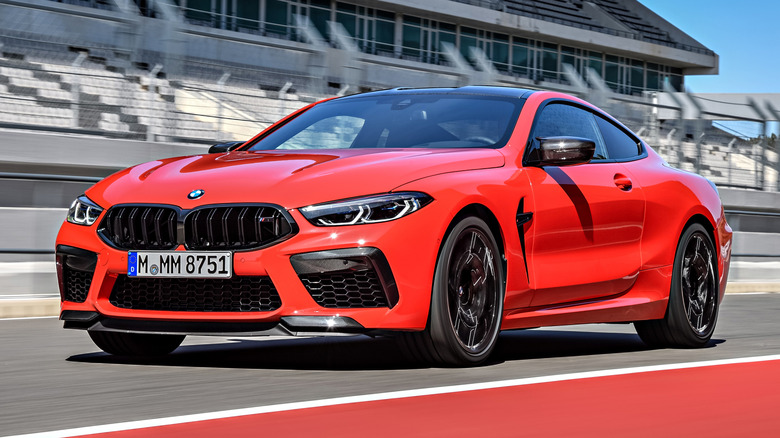 BMW M8 Competition in Fire Red colorway