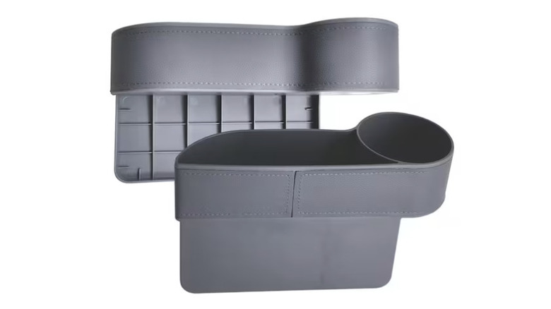 Armor All Gray Car Seat Organizer on display