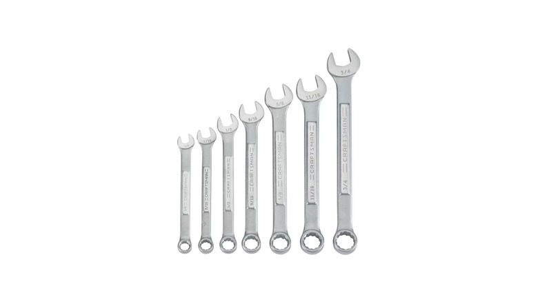 Craftsman 7-Piece SAE Combination Wrench Set