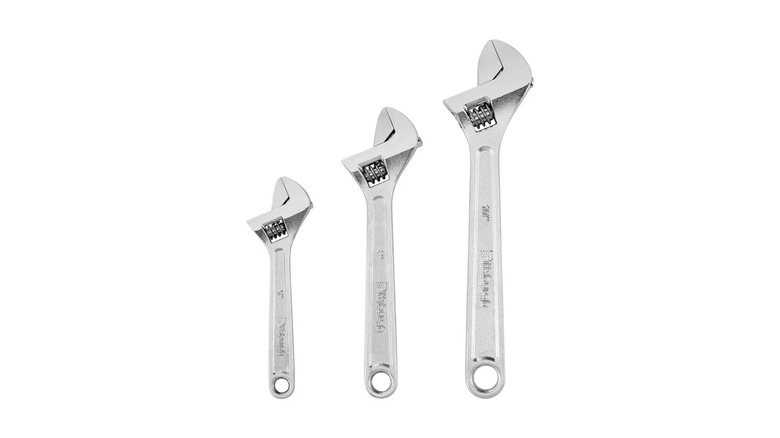 Pittsburgh 3-Piece Adjustable Wrench Set