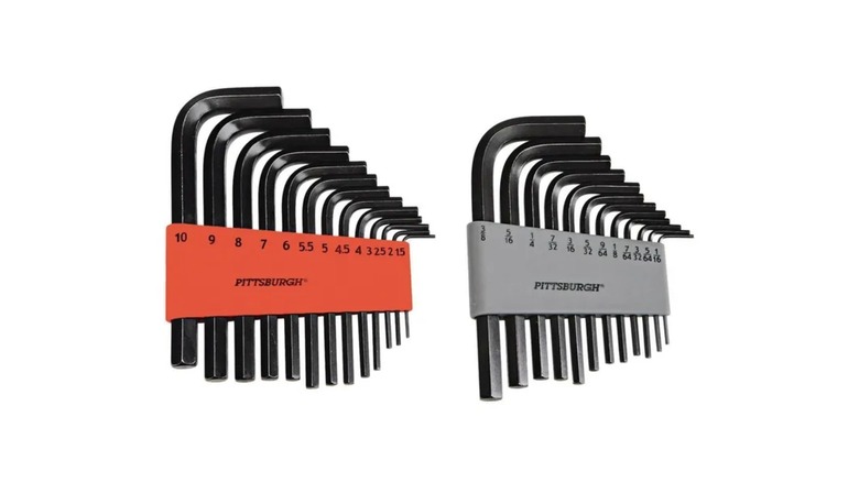 Pittsburgh SAE and Metric Hex Key Set (25-Piece)