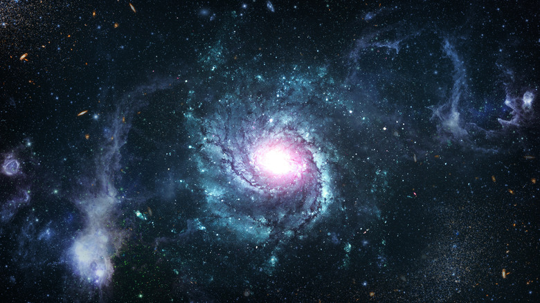 View of the stars in the galaxy