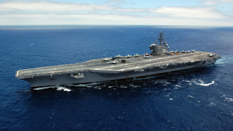 USS Ronald Reagan at sea