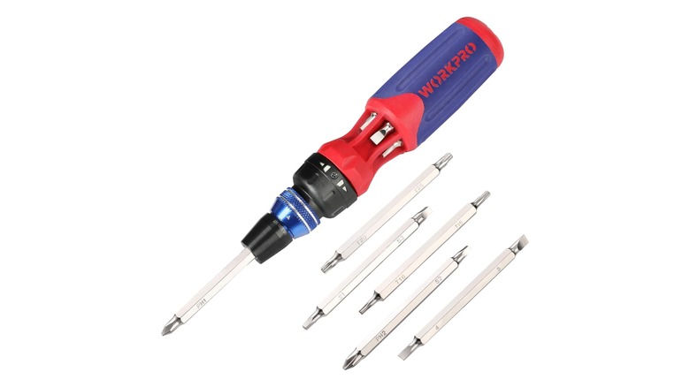 WorkPro 12-in-1 Ratcheting Multibit Screwdriver Set