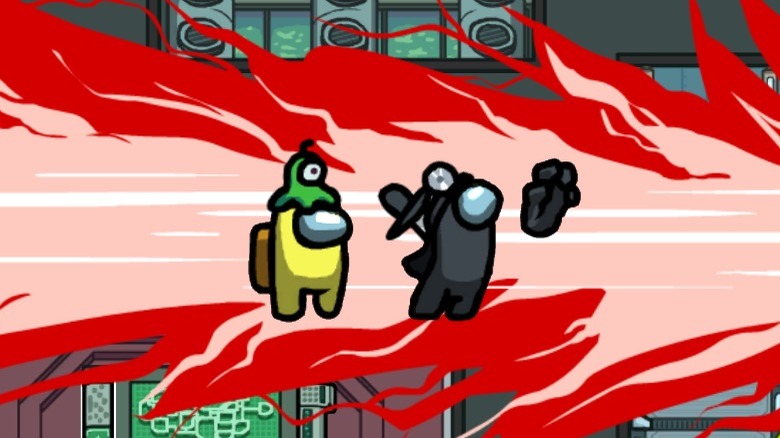 An imposter killing a enemy