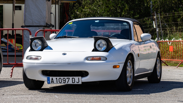 Mazda Miata (NA) at a track day