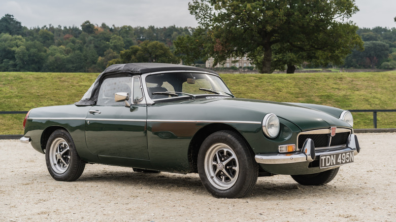 MG MGB Roadster at an auction