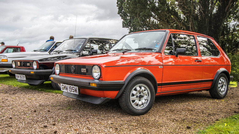 Volkswagen Golf/Rabbit GTI at a car meet