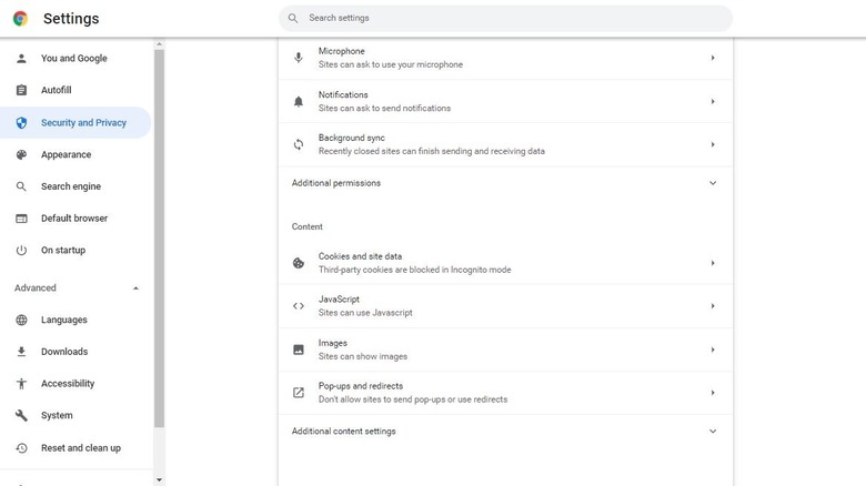 Block pop-ups in Chrome
