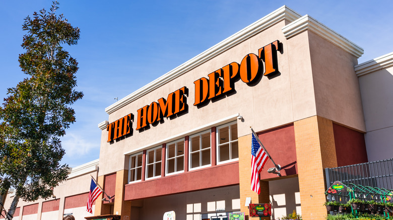 Home Depot building sitting in the sunshine
