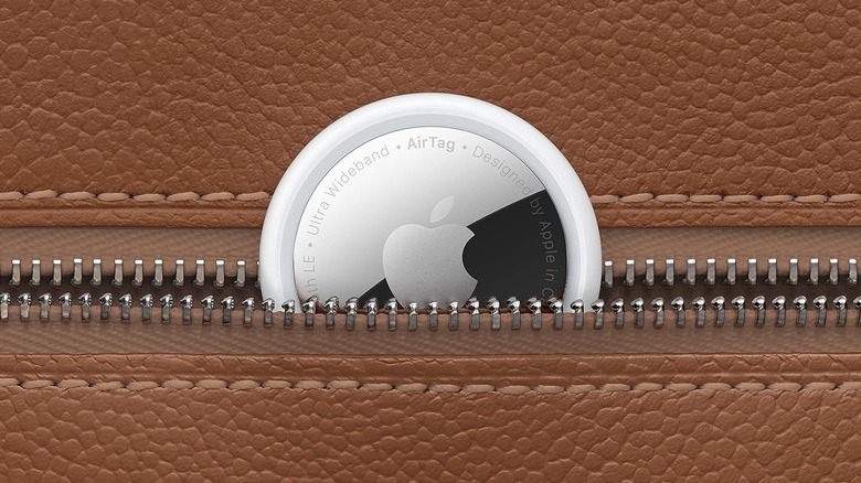Apple AirTag in a pocket