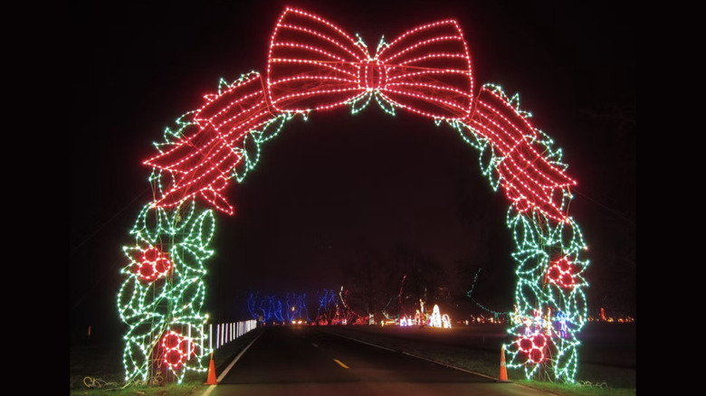 The entrance to the Umpqua Valley Festival of Lights.