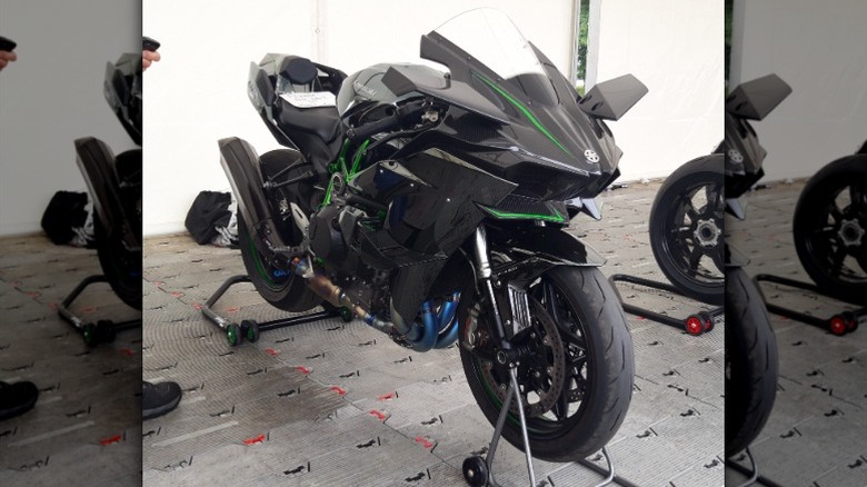 2019 Kawasaki Ninja H2R at the Goodwood Festival of Speed
